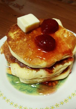 ふわふわパンケーキ-レシピのメイン写真