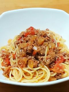 トマト缶で簡単ミートソース-レシピのメイン写真
