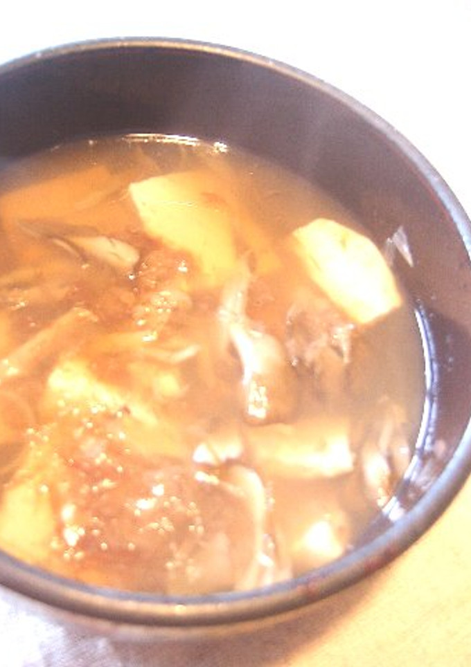 舞茸とお豆腐のスープ-レシピのメイン写真