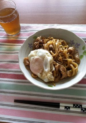 簡単ランチ♡シンプル焼きうどん-レシピのメイン写真