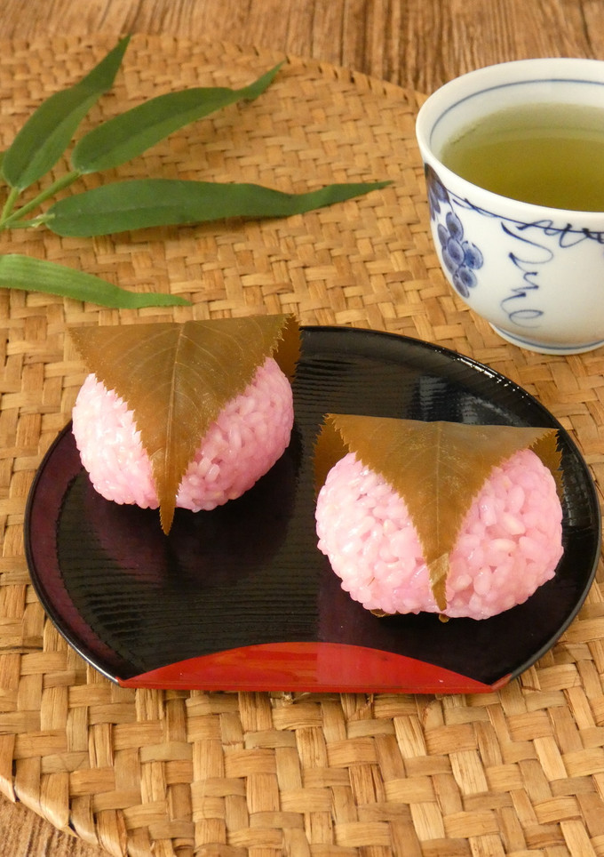 炊飯器で簡単★もち米の桜餅♪-レシピのメイン写真