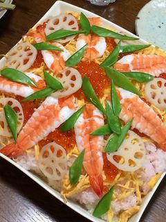 節句のお祝いに♡ちらし寿司-レシピのメイン写真