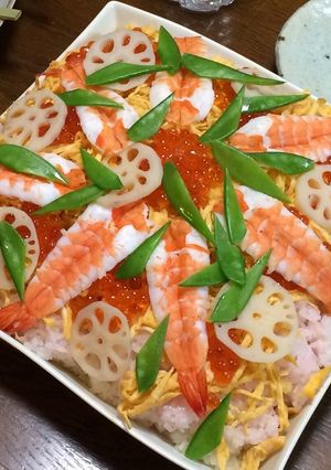 節句のお祝いに♡ちらし寿司-レシピのメイン写真