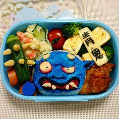 妖怪ウォッチ☆青鬼 キャラ弁-レシピのメイン写真
