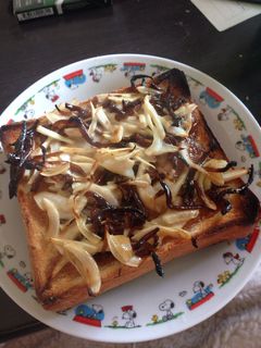 新タマ釘煮トースト-レシピのメイン写真
