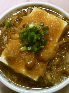 温奴! 簡単♪ 豆腐の なめこおろし掛け-レシピのメイン写真
