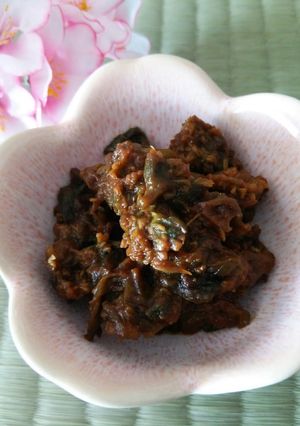 ご飯のお供・お茶漬け♪ふきのとう!蕗味噌-レシピのメイン写真