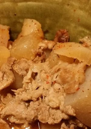 豚肉と大根のどて煮-レシピのメイン写真