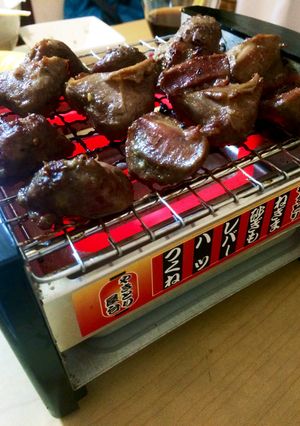 やきとり屋台で焼いてみてっ☆☆-レシピのメイン写真