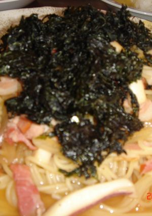 磯のりでコンソメ風パスタ-レシピのメイン写真