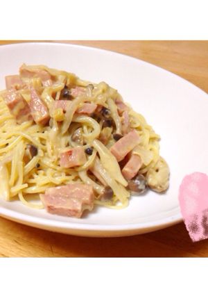 コーンスープの素でクリームパスタ！？♡-レシピのメイン写真