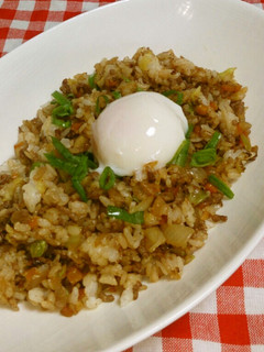 美味しい♪野菜たっぷり肉味噌炒飯-レシピのメイン写真