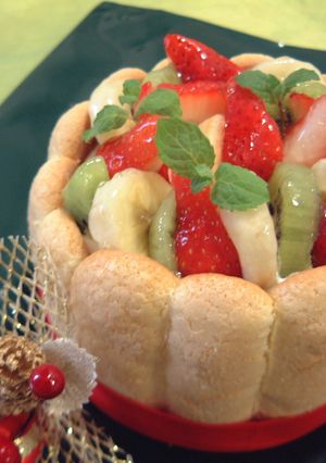 チーズムースDEシャルロット-レシピのメイン写真