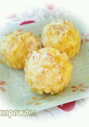 オーブンでごま蒸しパン(º ﾛ º๑)？-レシピのメイン写真