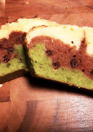 簡単３色パウンドケーキ！-レシピのメイン写真