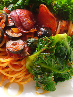プチベールとトマトのパスタ-レシピのメイン写真