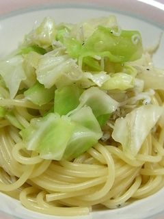 キャベツとじゃこの和風パスタ-レシピのメイン写真