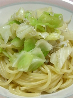 キャベツとじゃこの和風パスタ-レシピのメイン写真