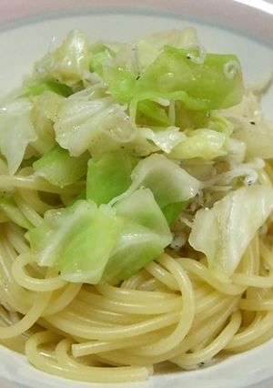 キャベツとじゃこの和風パスタ-レシピのメイン写真