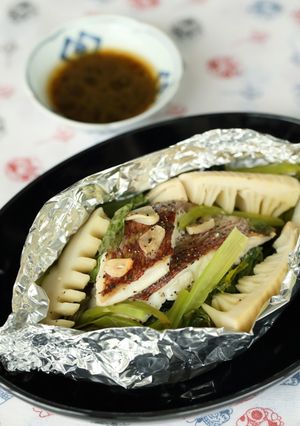真鯛のホイル焼き❃バター醤油添え-レシピのメイン写真