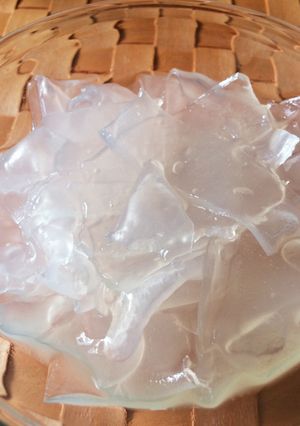 電子レンジで☆手作り拉皮(くず切り)-レシピのメイン写真