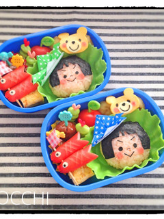 こどもの日☆キャラ弁-レシピのメイン写真
