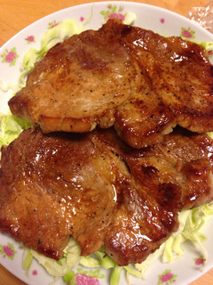 簡単豚ロースの照り焼き!-レシピのメイン写真