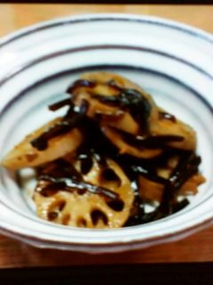 昆布の佃煮入りレンコンきんぴら-レシピのメイン写真