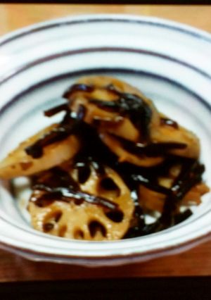 昆布の佃煮入りレンコンきんぴら-レシピのメイン写真