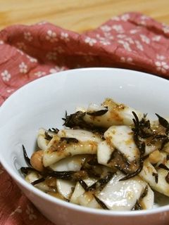 カブとひじきの梅和え-レシピのメイン写真
