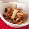 キノコとちくわのだしポン炒め