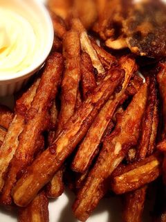 ごぼうの唐揚げ(マヨネーズディップ添え)-レシピのメイン写真