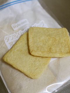 油揚げの冷凍保存-レシピのメイン写真