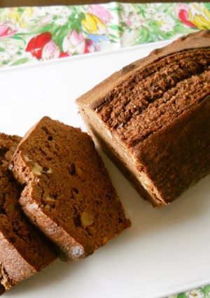 ヘーゼルナッツとチョコのパウンドケーキ-レシピのメイン写真