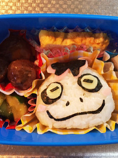 ツチノコパンダのおにぎり弁当♪-レシピのメイン写真