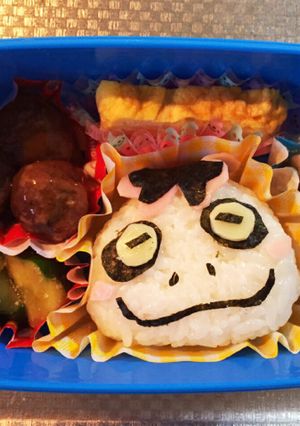 ツチノコパンダのおにぎり弁当♪-レシピのメイン写真