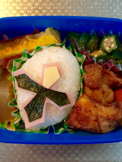 ニンニンジャー【白】のおにぎり弁当♪-レシピのメイン写真