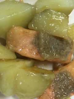 鮭とじゃがいもの味噌バター炒め-レシピのメイン写真