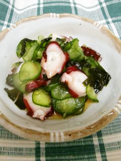 たこときゅうりの酢の物-レシピのメイン写真