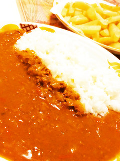 挽肉のスパイスカレー ポテトフライ添え-レシピのメイン写真