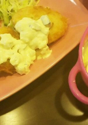 たらこバターコロッケ☆きのこマヨソース♪-レシピのメイン写真