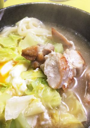 鶏肉うどん♡ランチや夜食にも♬-レシピのメイン写真