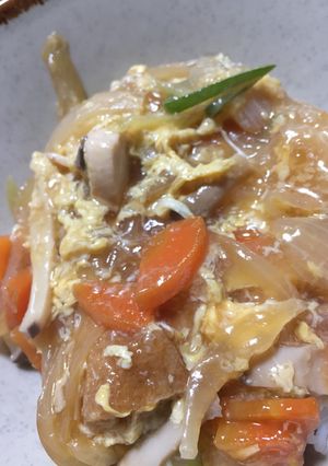 冷蔵庫スッキリ♩簡単♡親子丼-レシピのメイン写真