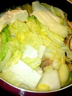 白菜&レタスすき焼き★締めは卵とじうどん-レシピのメイン写真