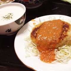 簡単♡10分かからないツナ豆腐ハンバーグ-レシピのメイン写真