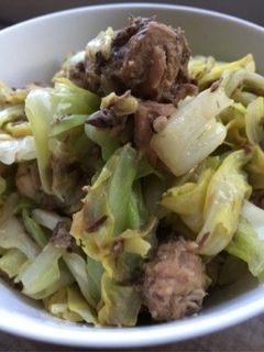 鯖缶とキャベツのオイスター炒め-レシピのメイン写真