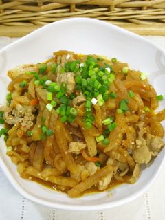 *大根と豚肉のキムチ炒め煮*-レシピのメイン写真