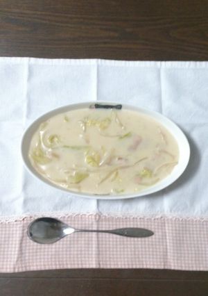春キャベツの簡単時短シチュー-レシピのメイン写真