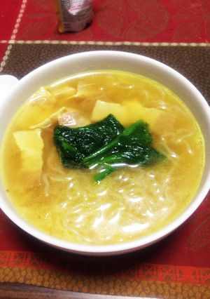 簡単 ヘルシー！しらたきでラーメン！-レシピのメイン写真