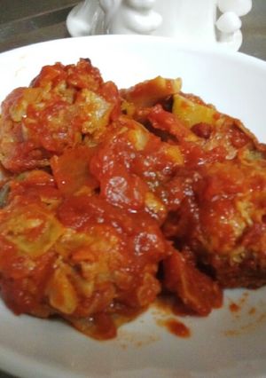 野菜たっぷり☆簡単煮込みハンバーグ-レシピのメイン写真